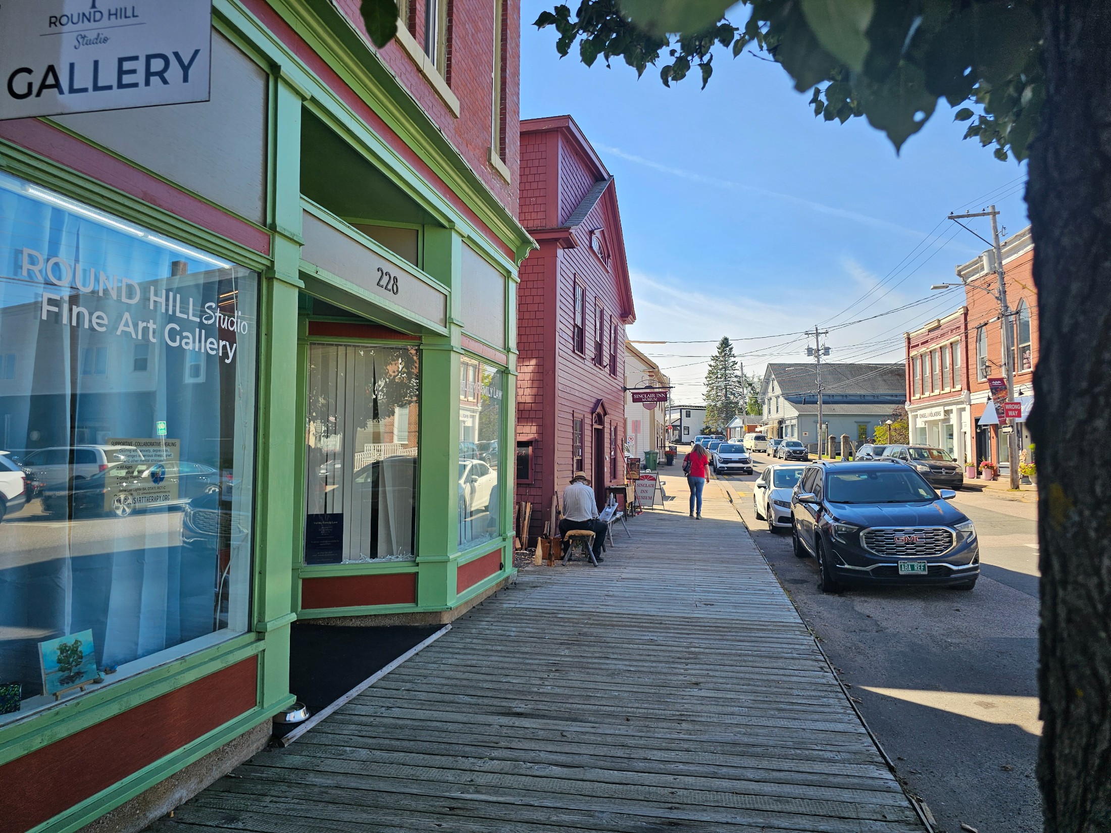 Downtown Annapolis Royal in the Annapolis Valley, Nova Scotia
