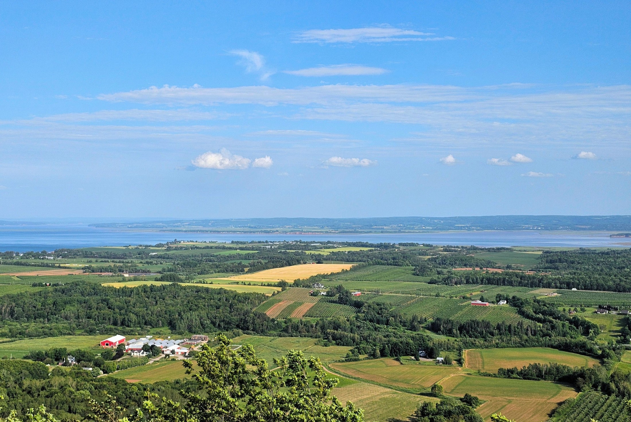 View of the Annapolis Valley from the Lookoff, Nova Scotia