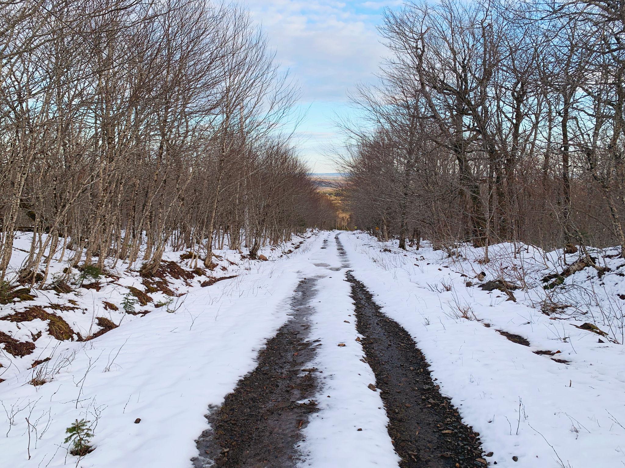 Rural road in Nova Scotia illustrating access and road maintenance considerations