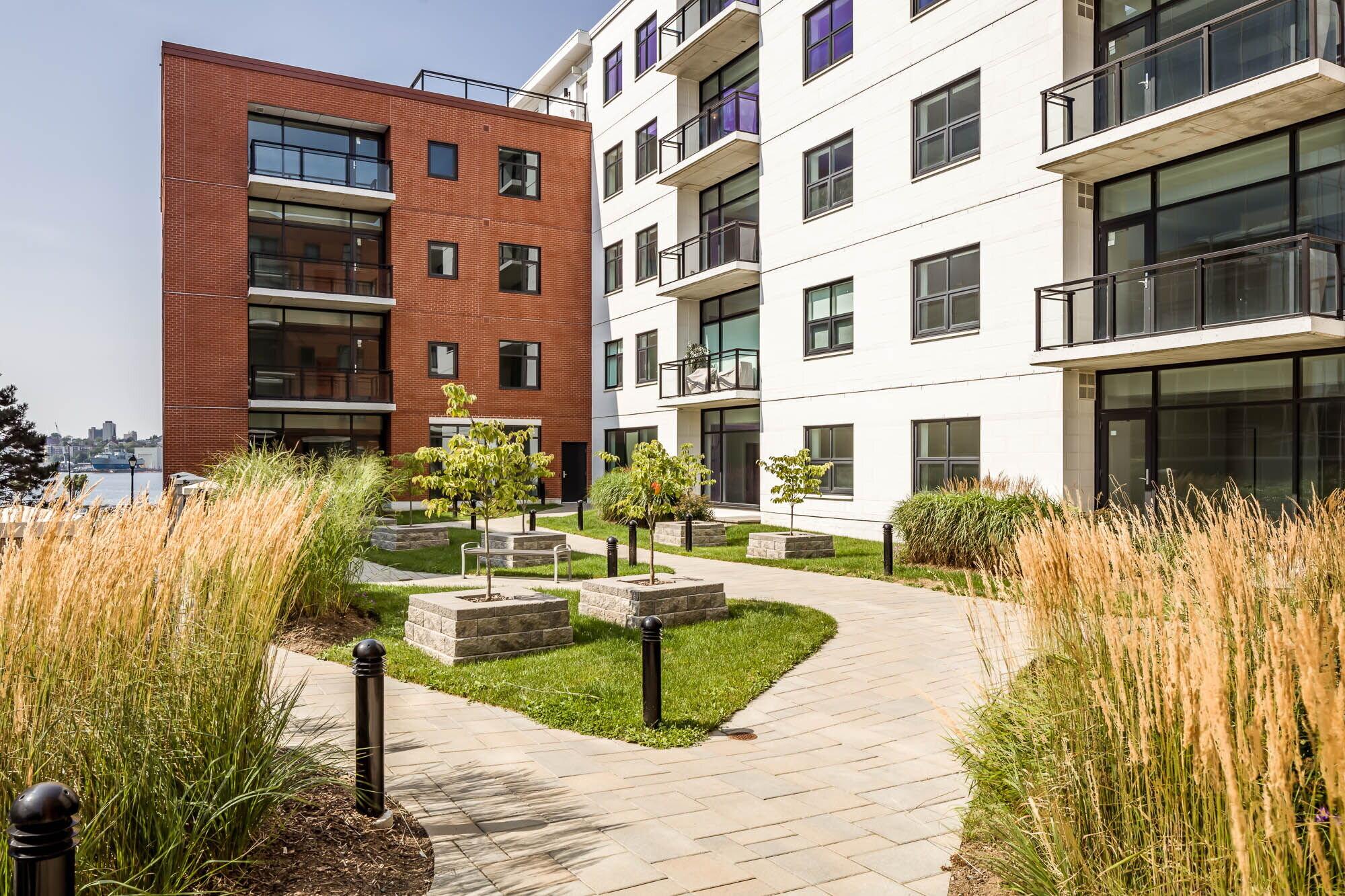 Condominium homes with shared common areas in Nova Scotia