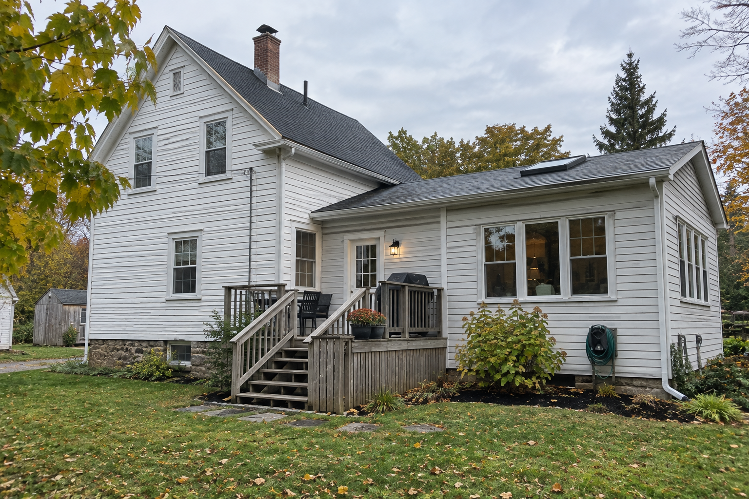 Older Nova Scotia home with a later addition