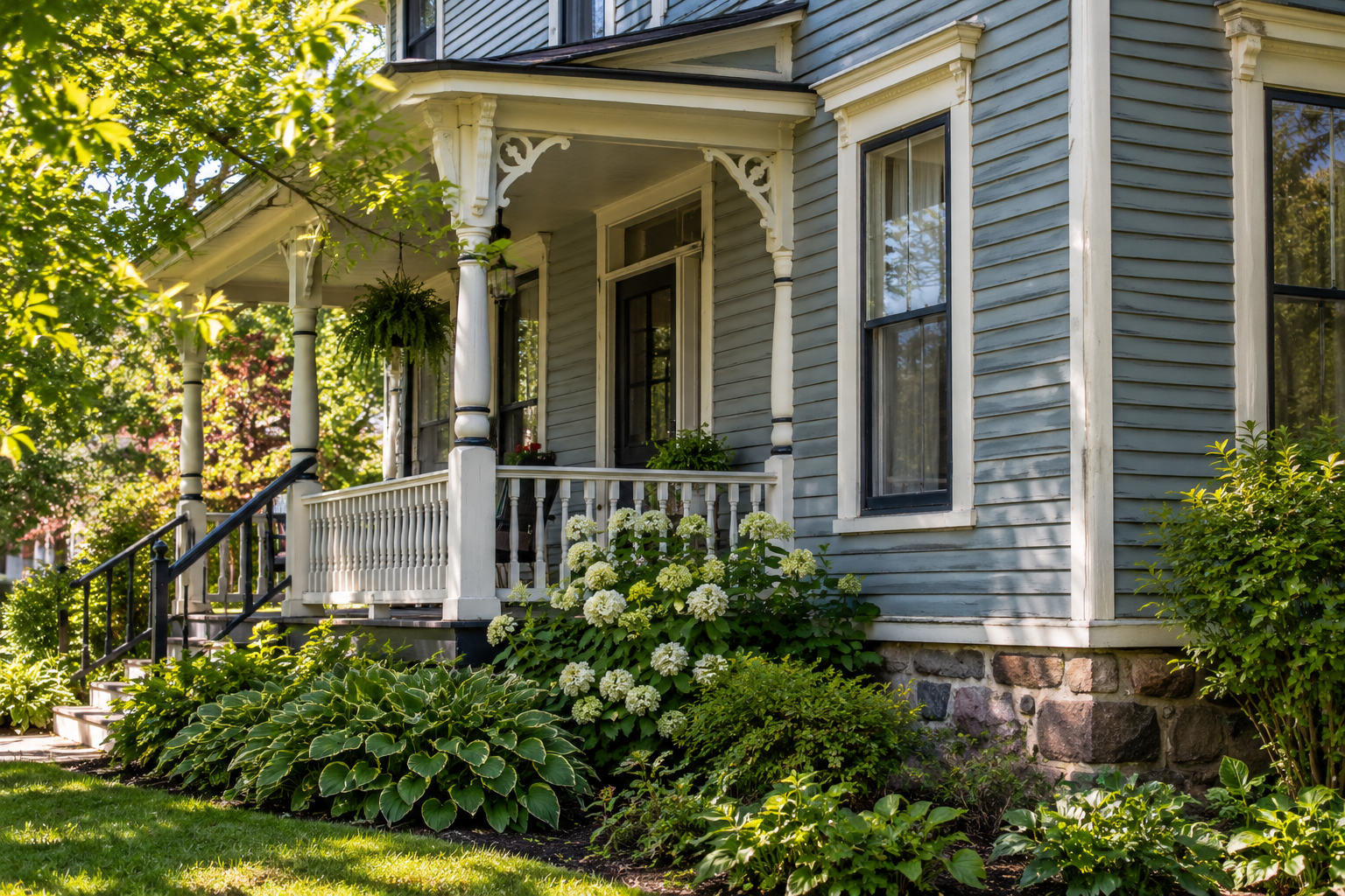 Architectural details of an older Nova Scotia home
