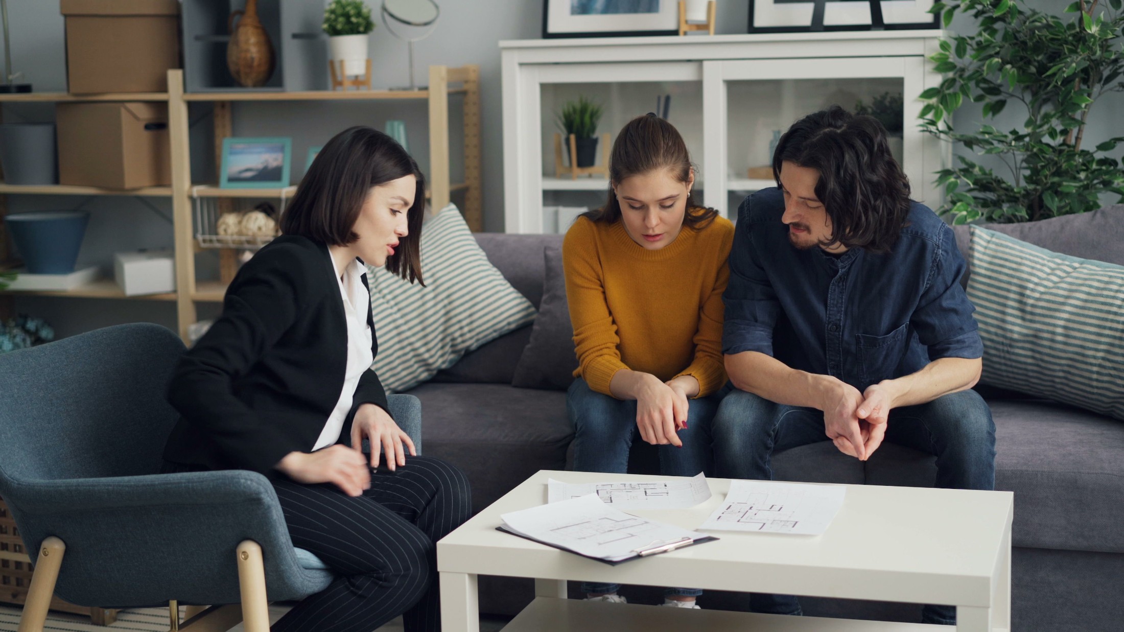Home buyers viewing a property with their REALTOR® in Nova Scotia